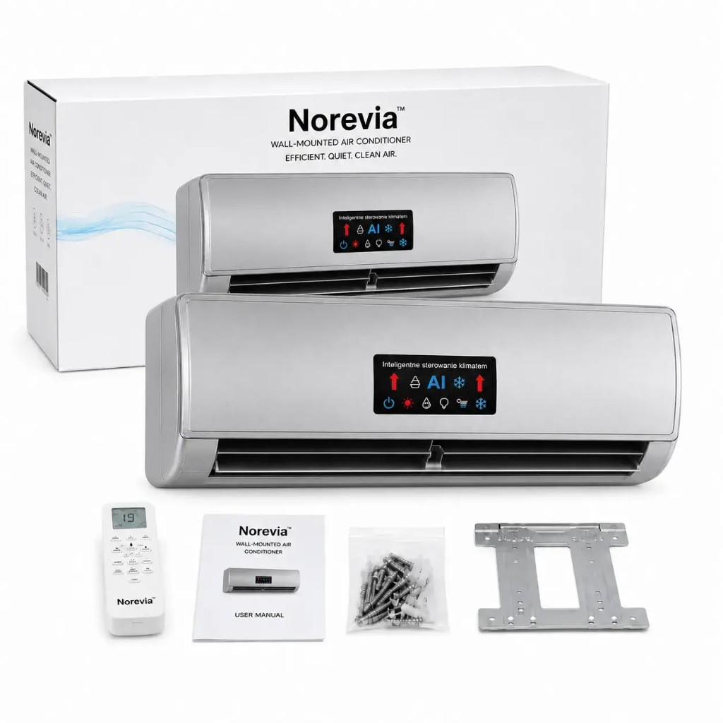 Complete Norevia wall-mounted air comfort unit kit